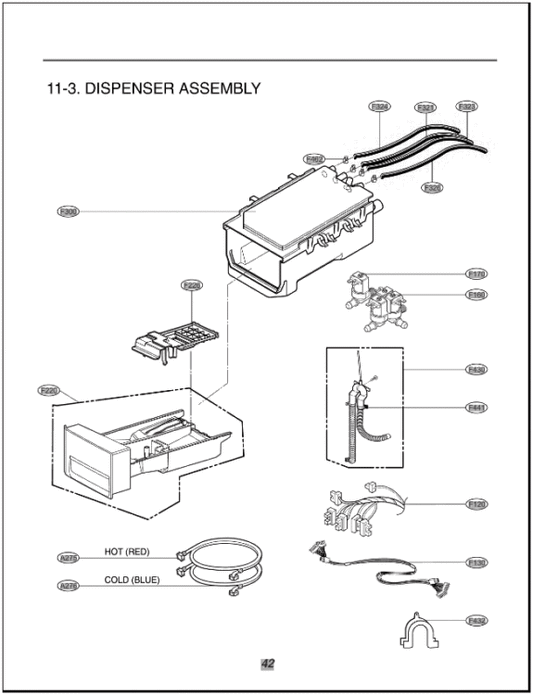 LG Part# AGL73137001 Drawer Assembly - Genuine OEM