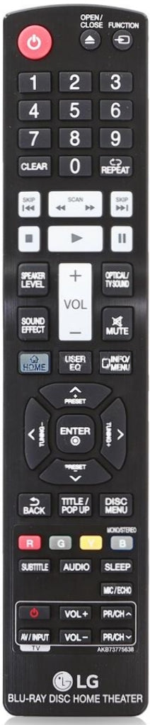 LG Remote Controller Assembly - AKB73775638