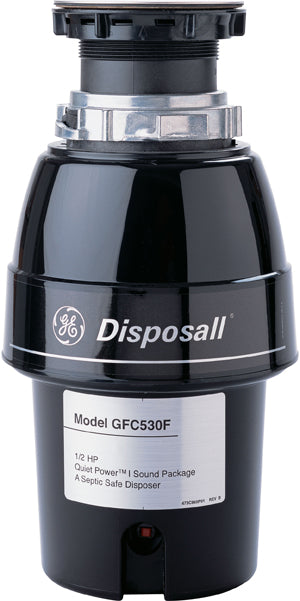 GE 1/2 Horsepower Continuous Feed Disposal (2800RPM, Direct Wire) GFC530F