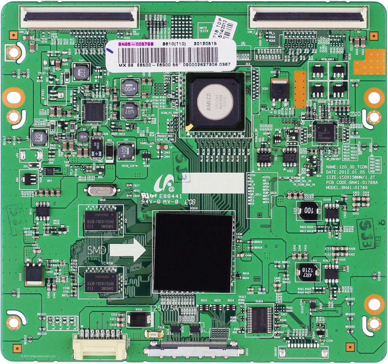 Samsung Dishwasher Timing Controller Board Assembly - BN95-00579B
