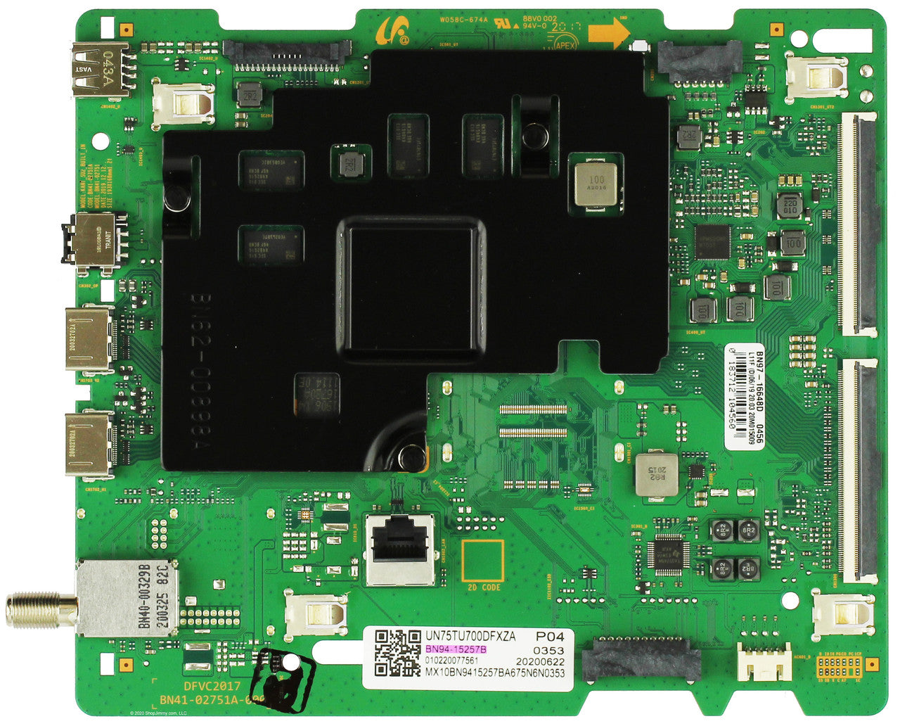 Samsung Part# BN94-15257B Main Power Control Board Assembly - Genuine OEM