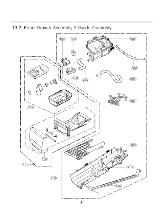 LG Part# AGL34227854 Drawer Panel Assembly - Genuine OEM