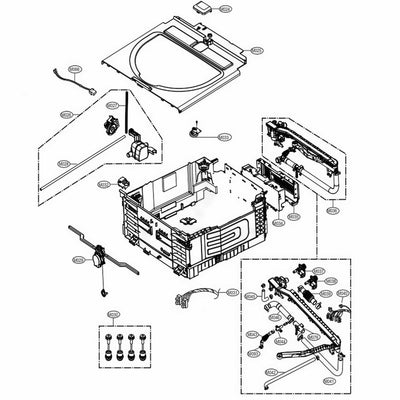 LG Part# MCK68426105 Water Inlet Cover - Genuine OEM