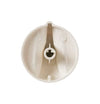 GE Part# WB03K10099 Top Burner Knob (OEM) Bisque