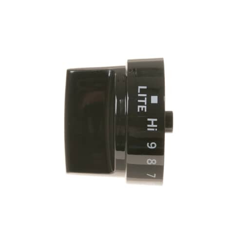 GE Range - Oven/Stove Burner Control Knob (Black JGBS66DEK3BB