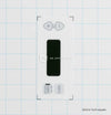 GE Part# WB27K10166 Key Panel Tod GE (OEM)