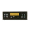 GE Part# WB27K5337 Touchpad Control Panel Overlay (OEM) Black