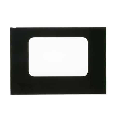 GE Part# WB56T10142 Door Glass (OEM) Black