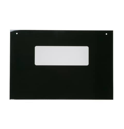 GE Part# WB57T10110 Outer Door Glass (OEM) Black