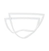 GE Part# WR24X10087 Freezer Door Gasket (OEM) White