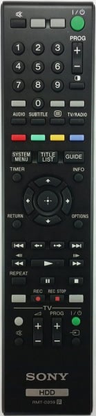 Sony Remote Control (Rmt-D259) - 1-489-171-11