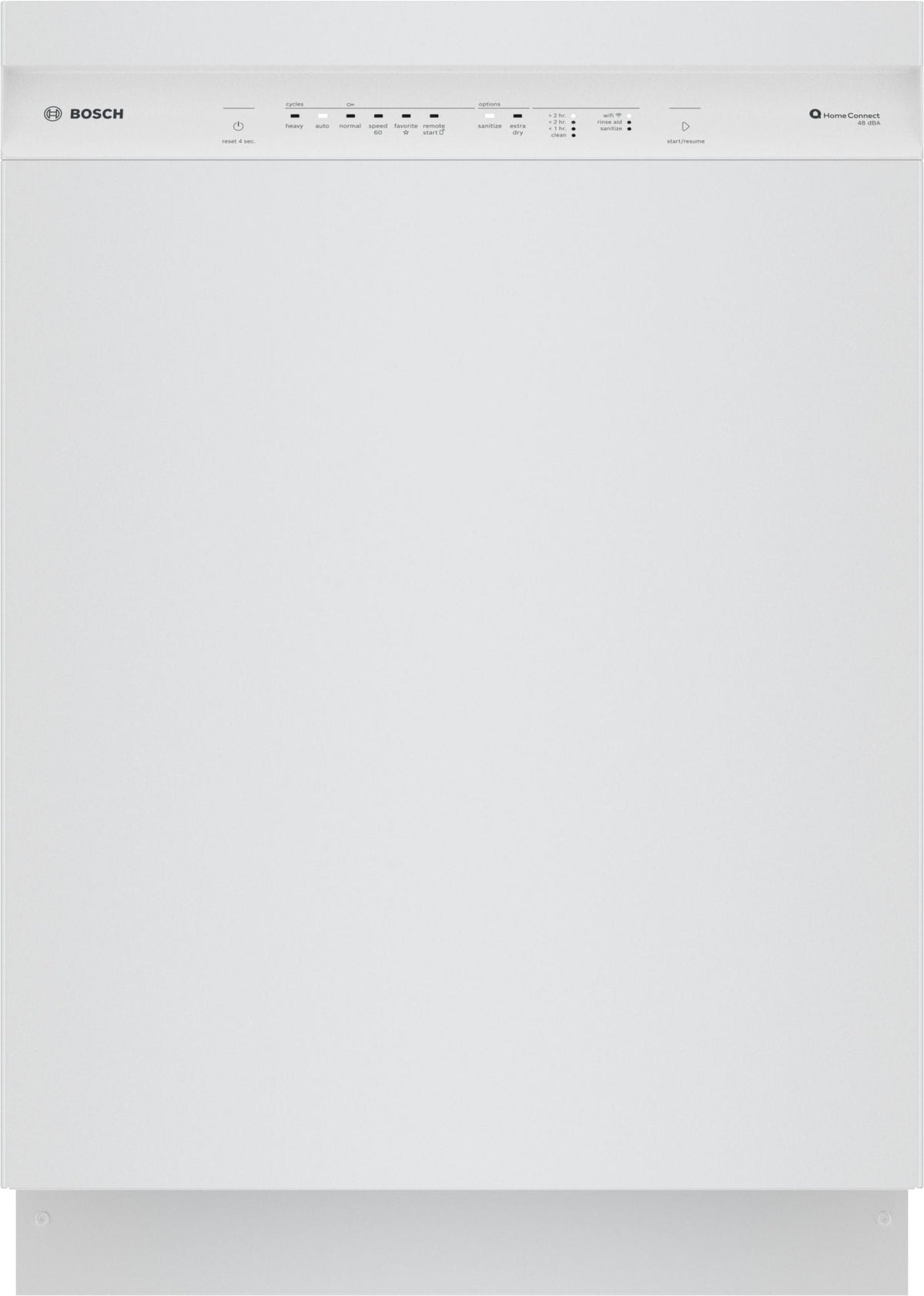 Bosch SHE4AEM6N/01 24-Inch Recessed Handle100 Series Dishwasher