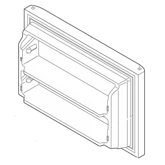 Electrolux Door-Frzr,White,Complete Assy - 240437418