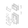 Frigidaire Part# 240450497 Door Assembly (OEM)