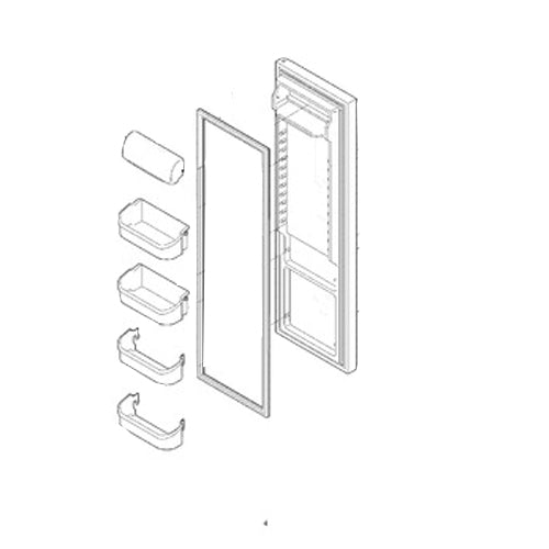 Electrolux Dsp 23Door-Ref,White,Comp Assy - 240451913