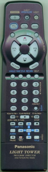 Panasonic Remote Control (Pv4402) - VSQS1390