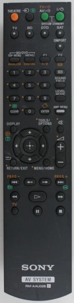 Sony Remote Control (Rm-Aau028) - 1-480-619-11