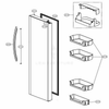 LG Part# ADD74296604 Door Panel Assembly (Outer) - Genuine OEM