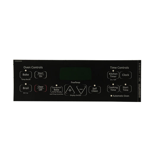 Ge Faceplate Graphicbk/Ss - WB27T11179