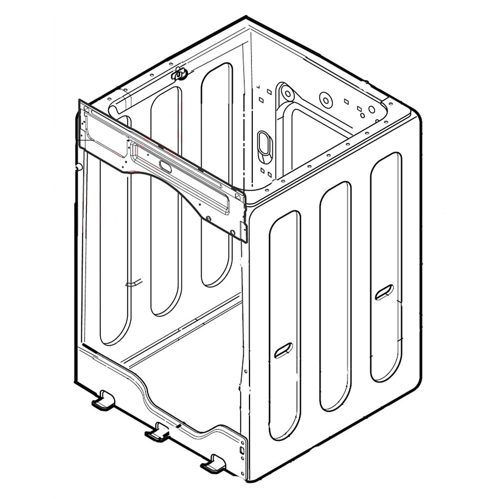 LG Part# ABJ73888504 Cabinet Assembly (OEM)