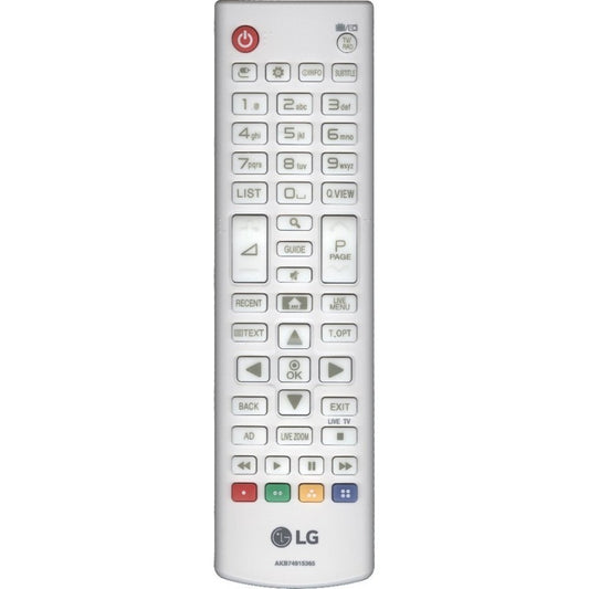 LG Remote Controller Assembly - AKB74915365
