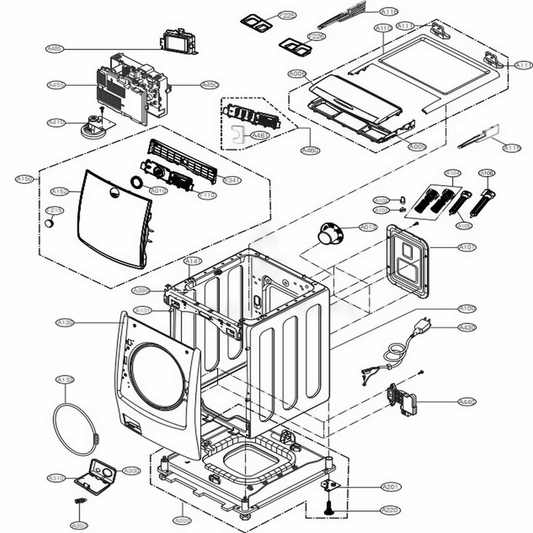 LG Part# MBL66197002 Fabric Softner Cap - Genuine OEM