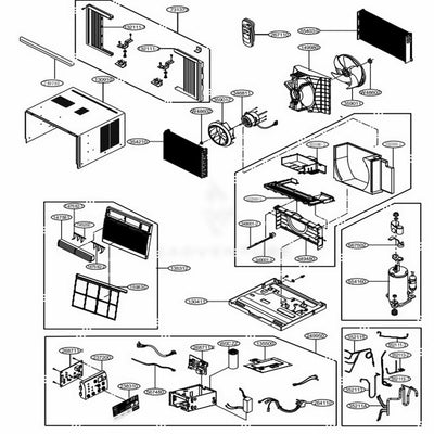 LG Part# ADV74688904 Frame Assembly - Genuine OEM