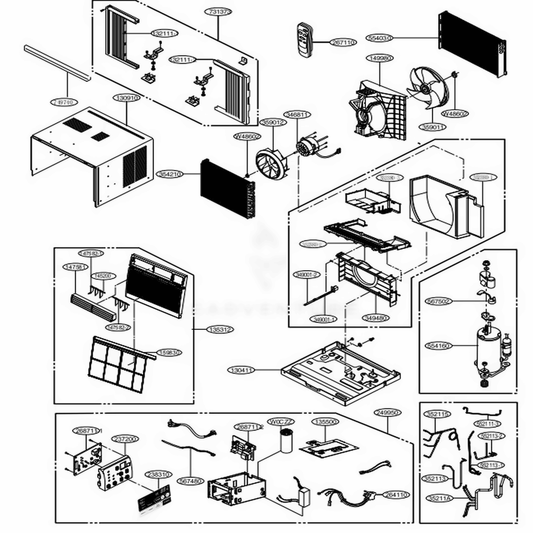 LG Part# ADV74688904 Frame Assembly - Genuine OEM