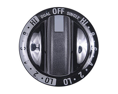 Electrolux Knob,Dual Control,Black - 316208116