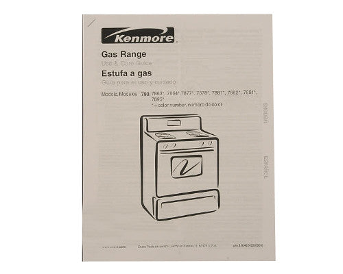 Electrolux Owners Manual - 316462422