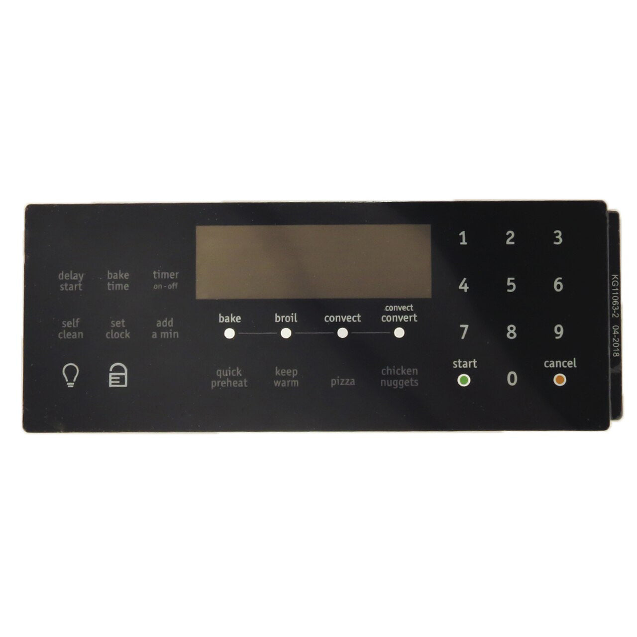 Electrolux Control Panel Assembly,Glass - 316476403