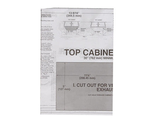 Electrolux Template,Installation,Top - 316488503