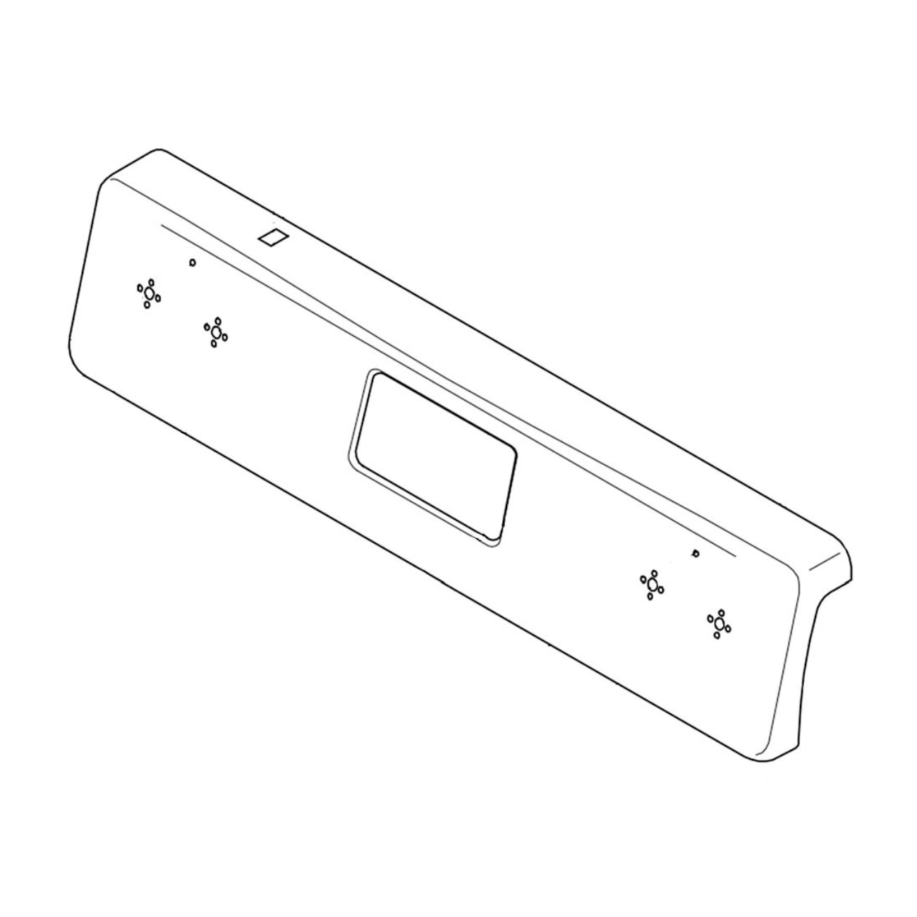 Electrolux Panel-Bkgd,Black - 316541654