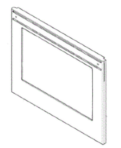 Electrolux Panel,Oven Door,Black Stainles - 316604003