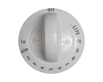 Electrolux Knob,Control,White - 318196155
