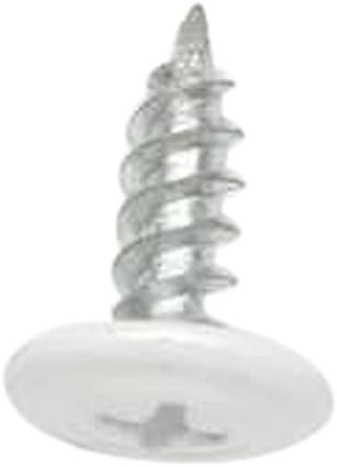 Haier Part# 0060600298A Door Cap Screw (OEM) White