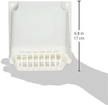 Deflecto Wide Mount Vent Plastic (OEM) 4 White 24 - HR4W