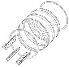 Samsung Part# DC97-18962F Front Drum Module Assembly  - Genuine OEM