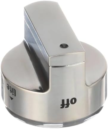 Maytag MGR6600FW0 Range Surface Burner Control Knob (Stainless)
