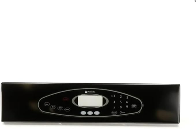 Maytag MEW5527DDB16 Range Black Clock Touchpad Control Panel
