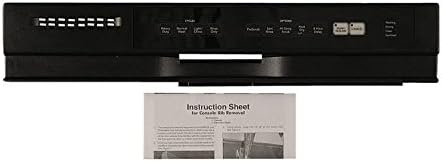 KitchenAid Dishwasher Control Panel (Black) KUDS30IVBL3