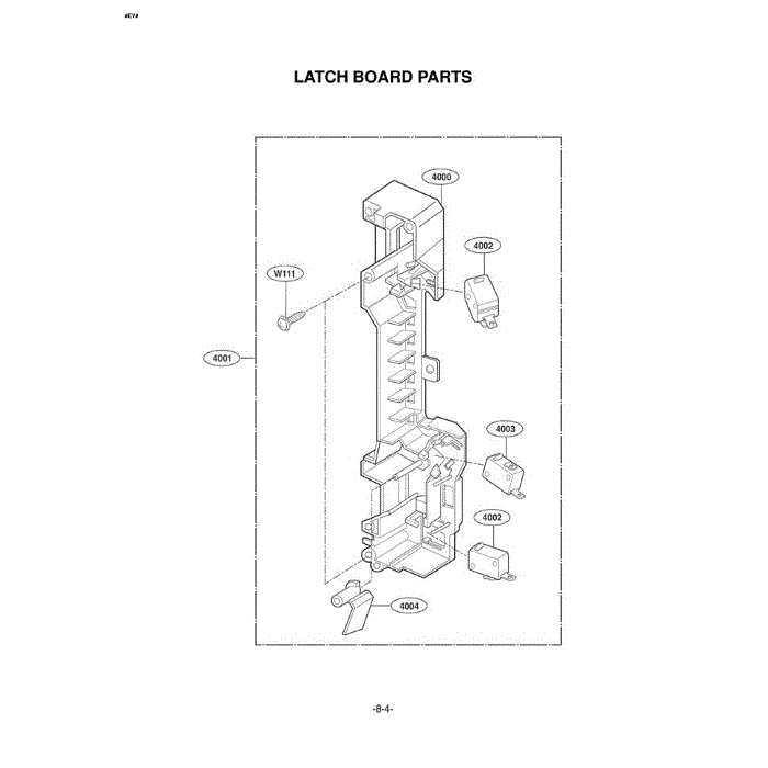 LG Part# 4510W4A005E Lever - Genuine OEM