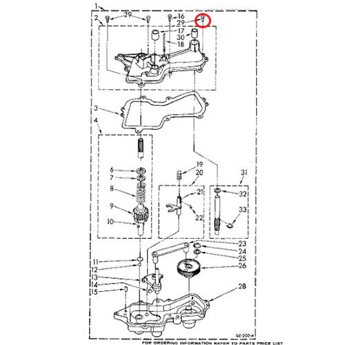 Whirlpool Part# 356512 Screw (OEM)