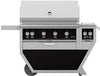 Hestan GMBR42CX2LPBK 61 Inch Freestanding Grill with Double Side Burner, 782 sq. in. Grilling Area, 3 Trellis Burners - Black