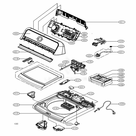 LG Part# EBR81634407 Electronic Control Board - Genuine OEM