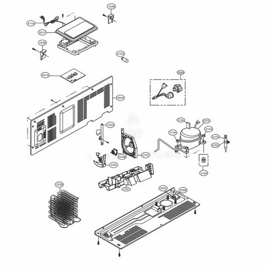 LG Part# EBR87145130 Power Control Board - Genuine OEM