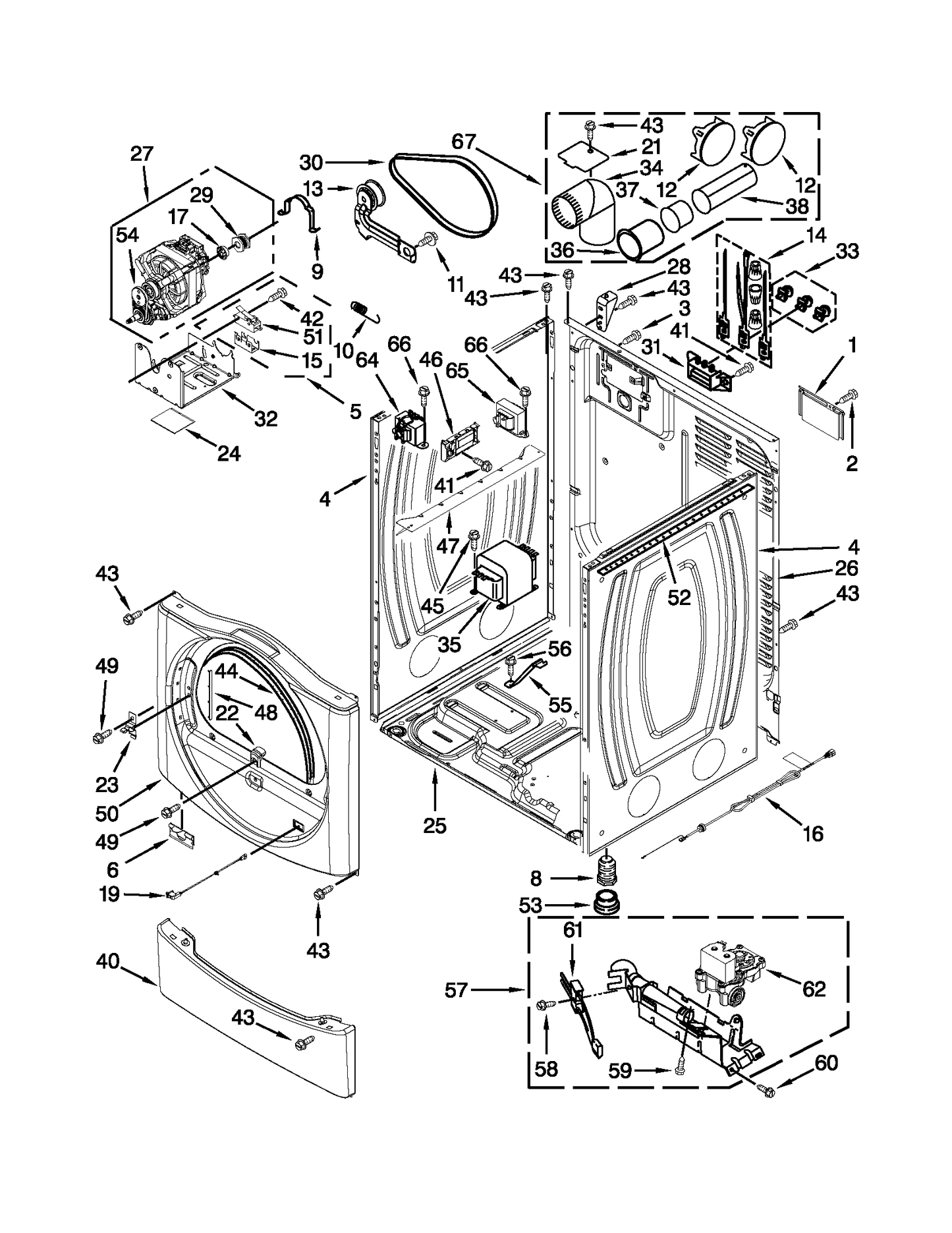 Whirlpool Blower Wheel Drive Belt WP3405160