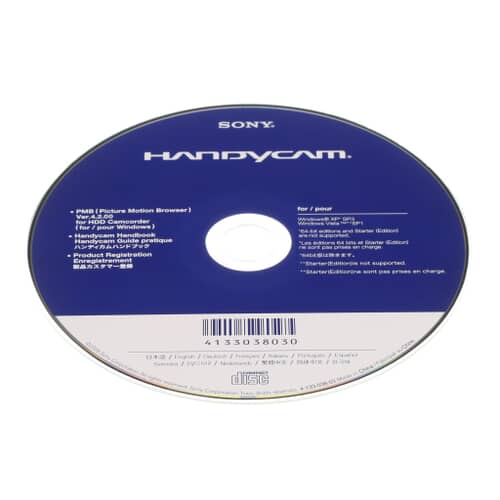 Sony Part# 4-133-038-02 Handycam Application - Genuine OEM
