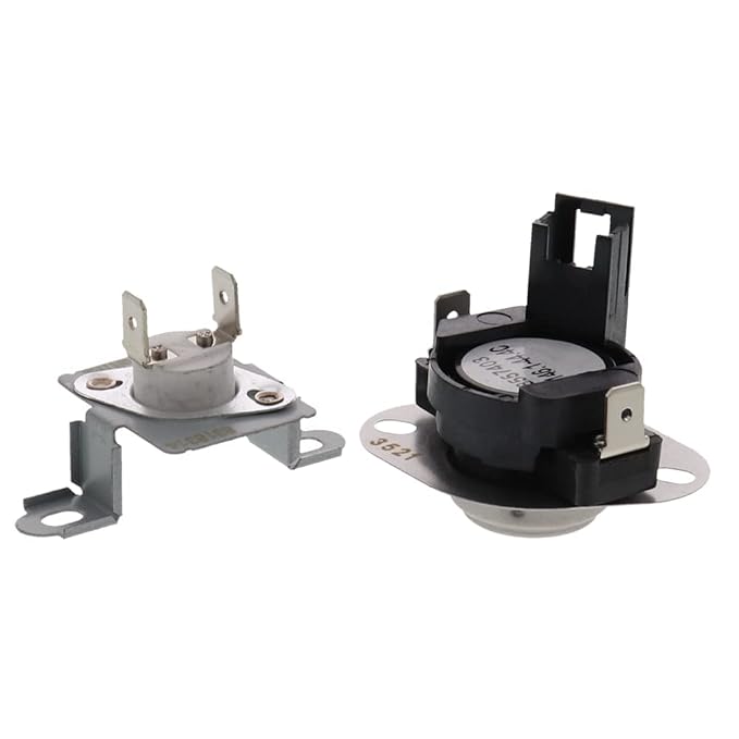 Whirlpool Dryer Thermal Cut Off Kit (Thermal Fuse and High Limit Thermostat) WED75HEFW0