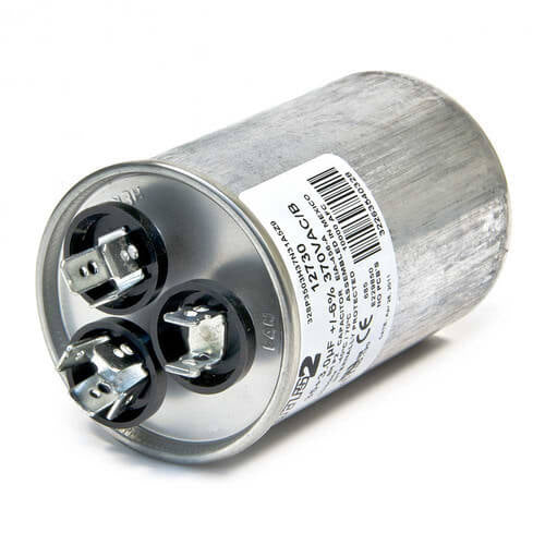 Rheem Part# 43-25133-29 55/10MFD 370V Round Run Capacitor (OEM)